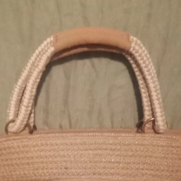 America & Beyond Large Embellished Beach Tote/ - Picture 4 of 8